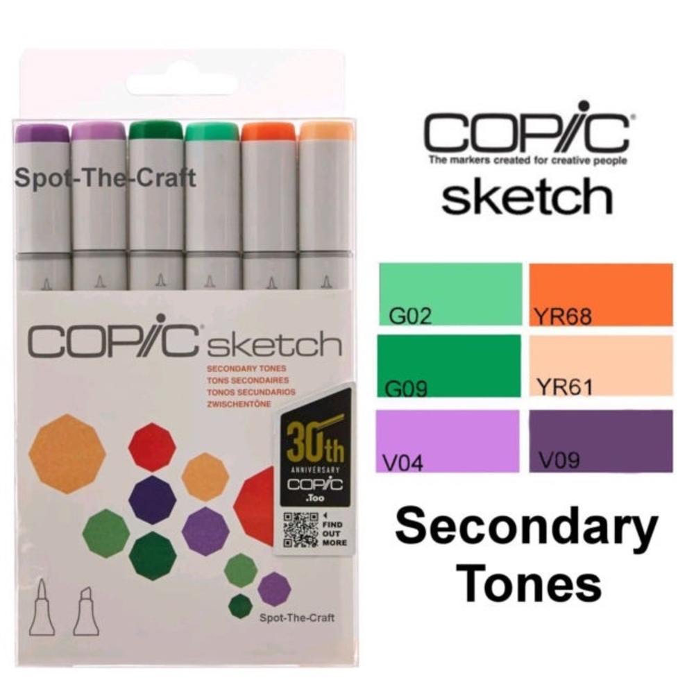 🌿🌺COPIC SECONDARY TONES